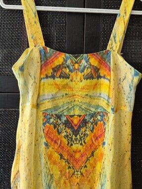 Linen Watercolor Dress